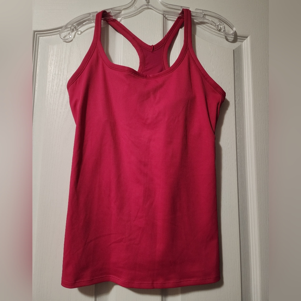 New Athletic Works Ribbed Racer Tank - Picture 1 of 3